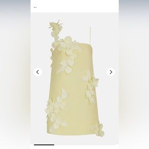 Zimmermann high tide yellow flower short mini dress size 0 (0/2)